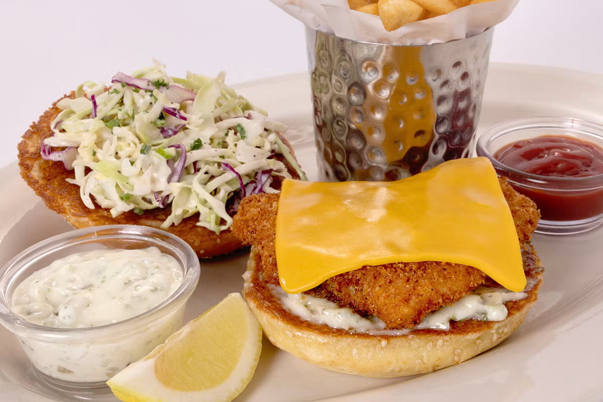 Crispy Factory Fish Sandwich - The Cheesecake Factory Menu Prices 2026